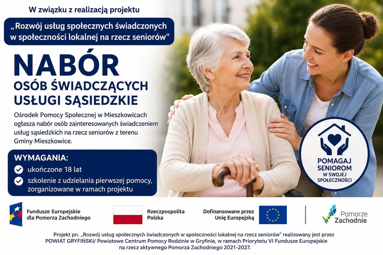 Zdjęcie: Nabór osób świadczących usługi sąsiedzkie